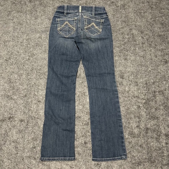 Ariat Denim - Ariat REAL Denim Mid Rise Bootcut Jeans Blue Size 26s CHECK MEASUREMENTS